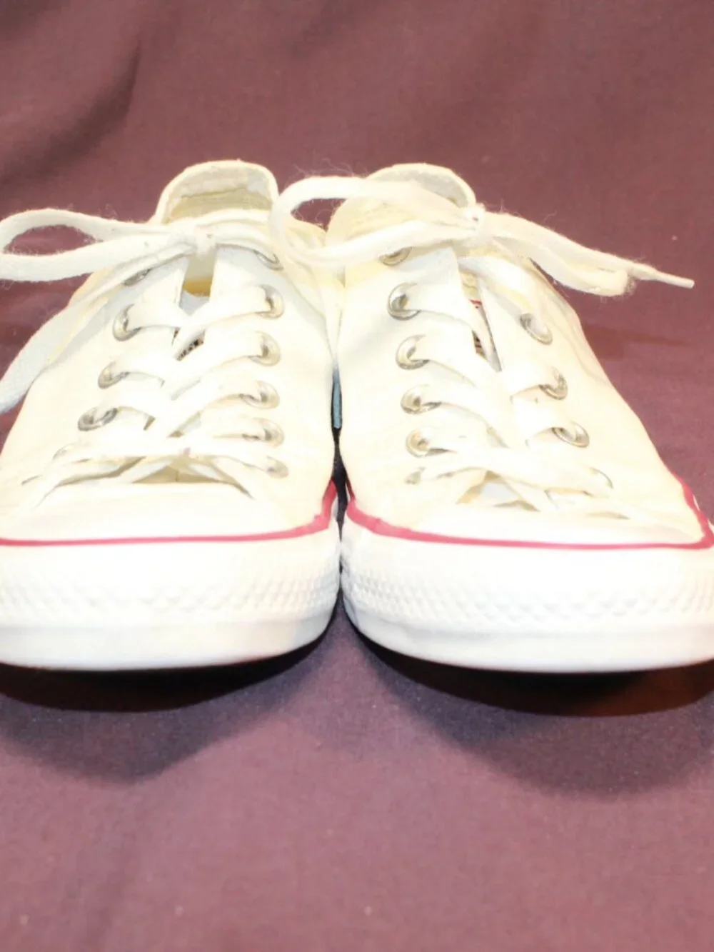 Converse Chuck Taylor All Star W8 White Low Top Sneakers - W7652 - Picture 12 of 12